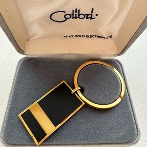 Vintage Colibri 18k Gold Electroplated Keychain